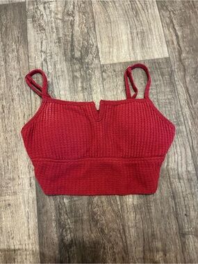 Hollister Gilly Hicks red padded bralette size Small